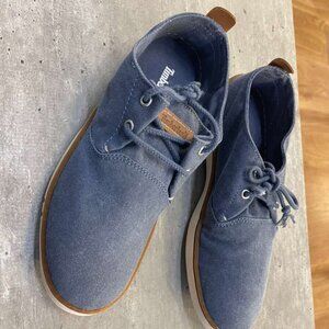 TIMBERLAND MEN'S HOOK SET LOW LACE SNEAKER DARK BLUE CANVAS A6CNJ-EP4 ALL SIZES